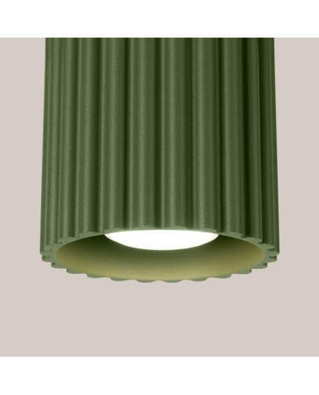 Plafon AURA 1 zielony oliwkowy GU10 Sollux SL.1794