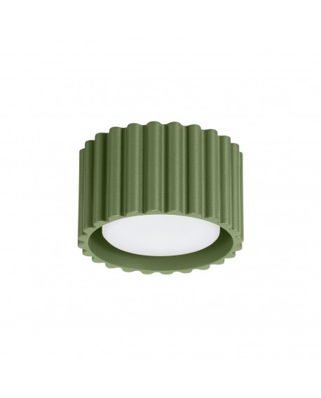 Plafon AURA 1 zielony oliwkowy Gx53 Sollux SL.1797