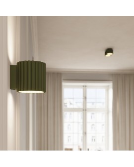 Plafon AURA 2 zielony oliwkowy Gx53 Sollux SL.1798