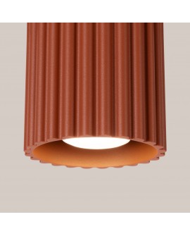 Plafon AURA 1 ochra czerwona GU10 Sollux SL.1799