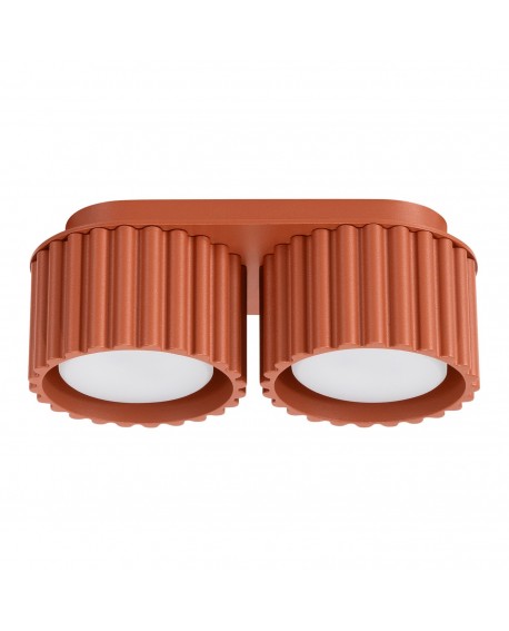 Plafon AURA 2 ochra czerwona Gx53 Sollux SL.1803