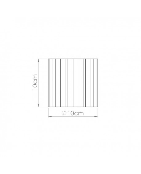 Plafon AURA 1 mocca GU10 Sollux SL.1804
