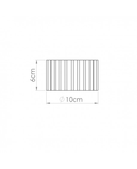 Plafon AURA 1 ultramaryna Gx53 Sollux SL.1812