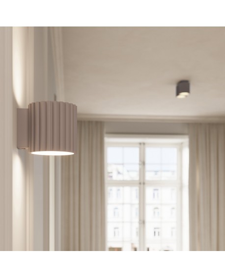 Plafon AURA 2 taupe GU10 Sollux SL.1815