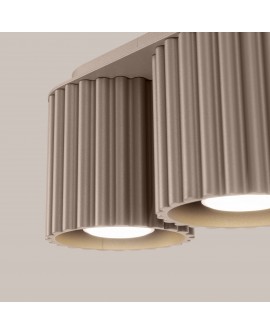 Plafon AURA 2 taupe GU10 Sollux SL.1815