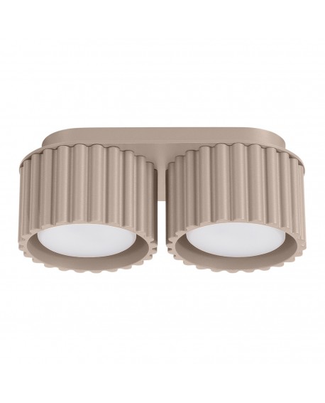 Plafon AURA 2 taupe Gx53 Sollux SL.1818