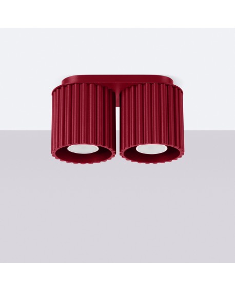 Plafon AURA 2 burgund GU10 Sollux SL.1820