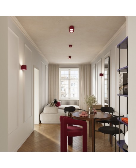 Plafon AURA 2 burgund Gx53 Sollux SL.1823