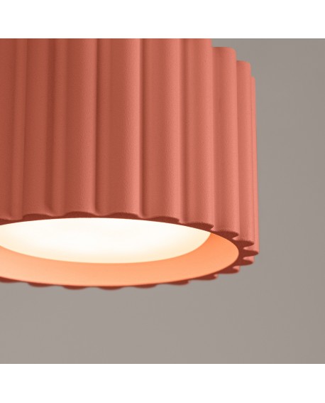 Plafon AURA 1 brzoskwiniowy Gx53 Sollux SL.1827