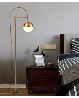 LAMPA STOJĄCA PODŁOGOWA MOSIĘŻNA BERTINI