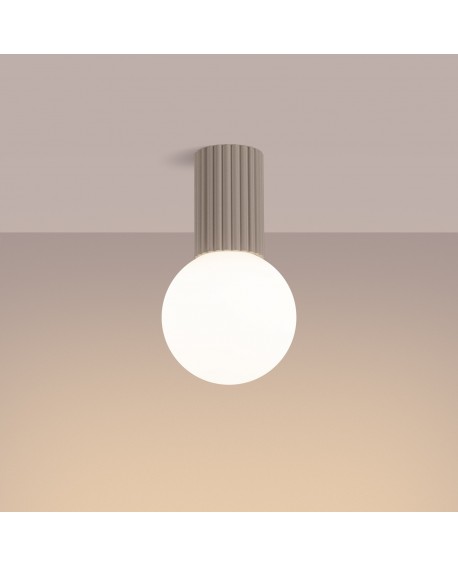 Plafon HALO taupe IP44 Sollux SL.1743