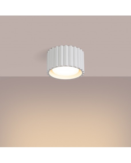 Plafon AURA 1 biały Gx53 Sollux SL.1782