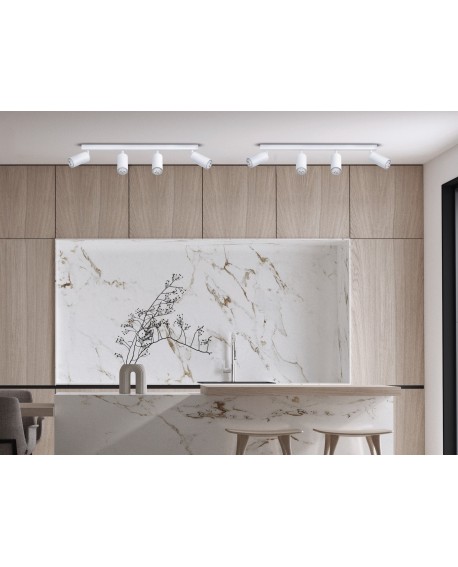 SPOT NOWOCZESNA LAMPA SUFITOWA BIAŁA NEO W4