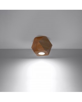Plafon WOODY 1 naturalne drewno Sollux SL.1009