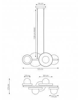 LAMPA MODEL 4 BL BIAŁA
