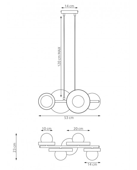 LAMPA MODEL 4 BL BIAŁA