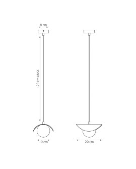 LAMPA RITUAL 1 BIAŁA