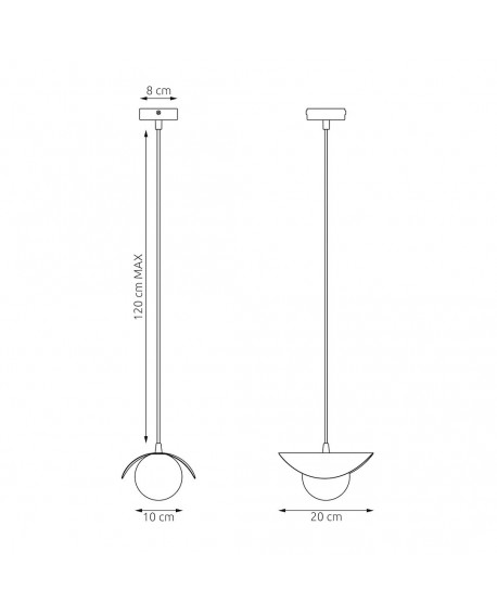 LAMPA RITUAL 1 BIAŁA