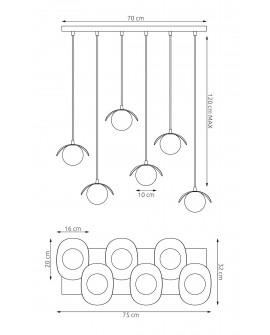 LAMPA RITUAL 6 BIAŁA