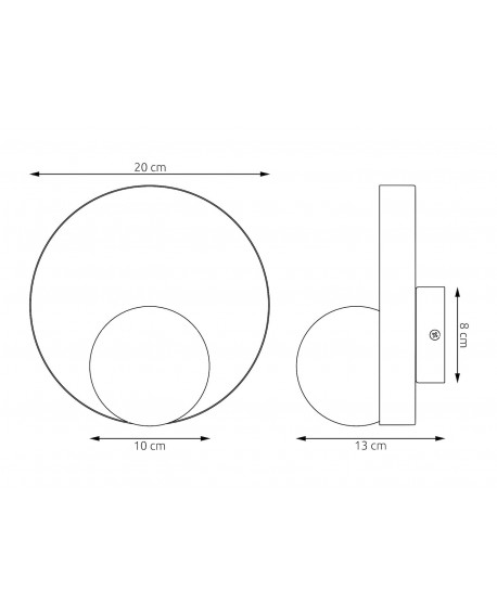 LAMPA KIDO K1 BIAŁA