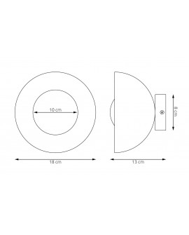 LAMPA BIBI K1 BIAŁA