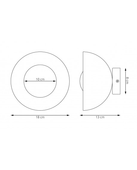 LAMPA BIBI K1 BIAŁA