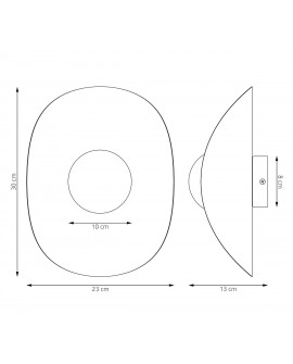 LAMPA FIERO XL K1 BIAŁA