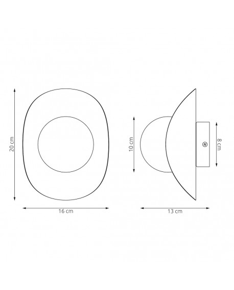 LAMPA FIERO M K1 BIAŁA