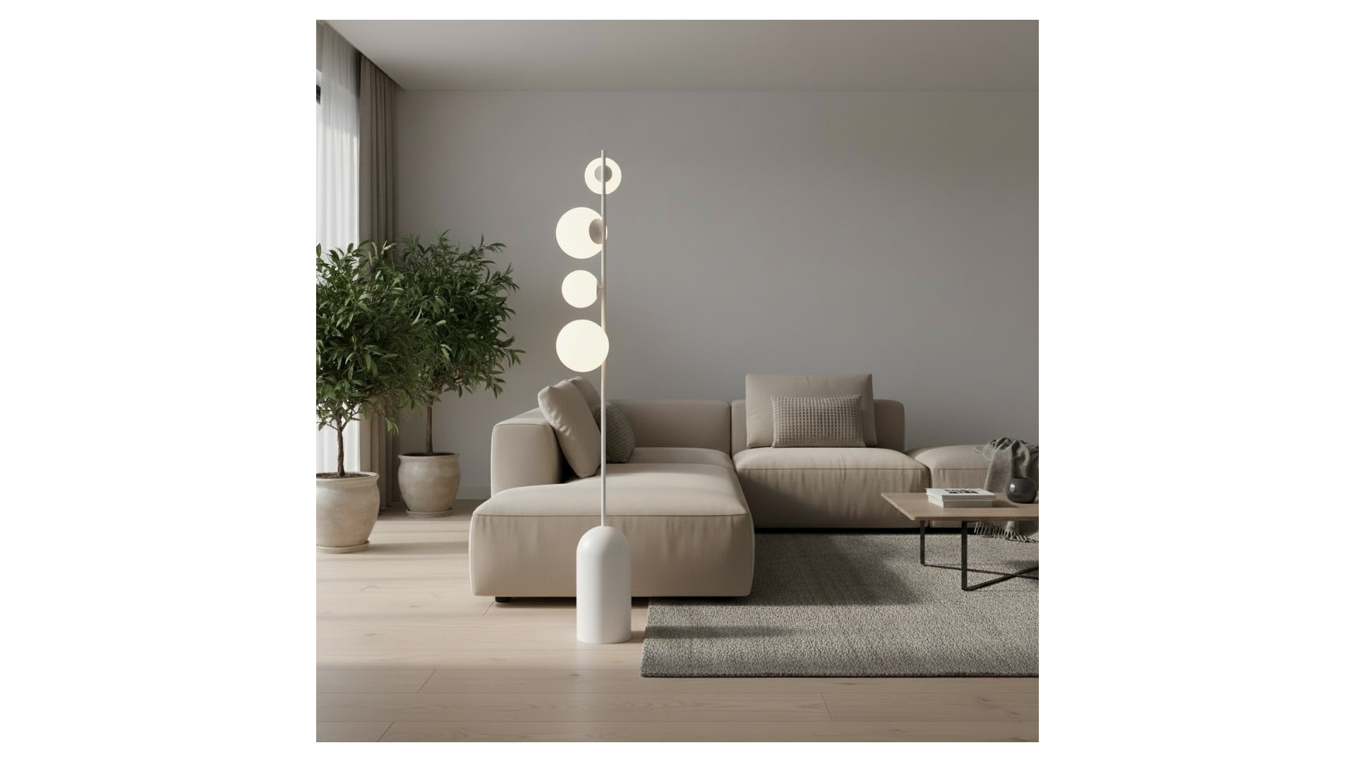 LAMPA ETNO LP4 BIAŁA