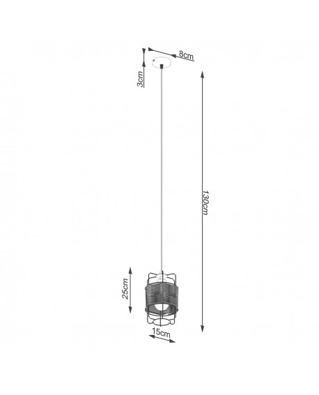 Lampa wisząca GIZUR 1 Sollux SL.1300