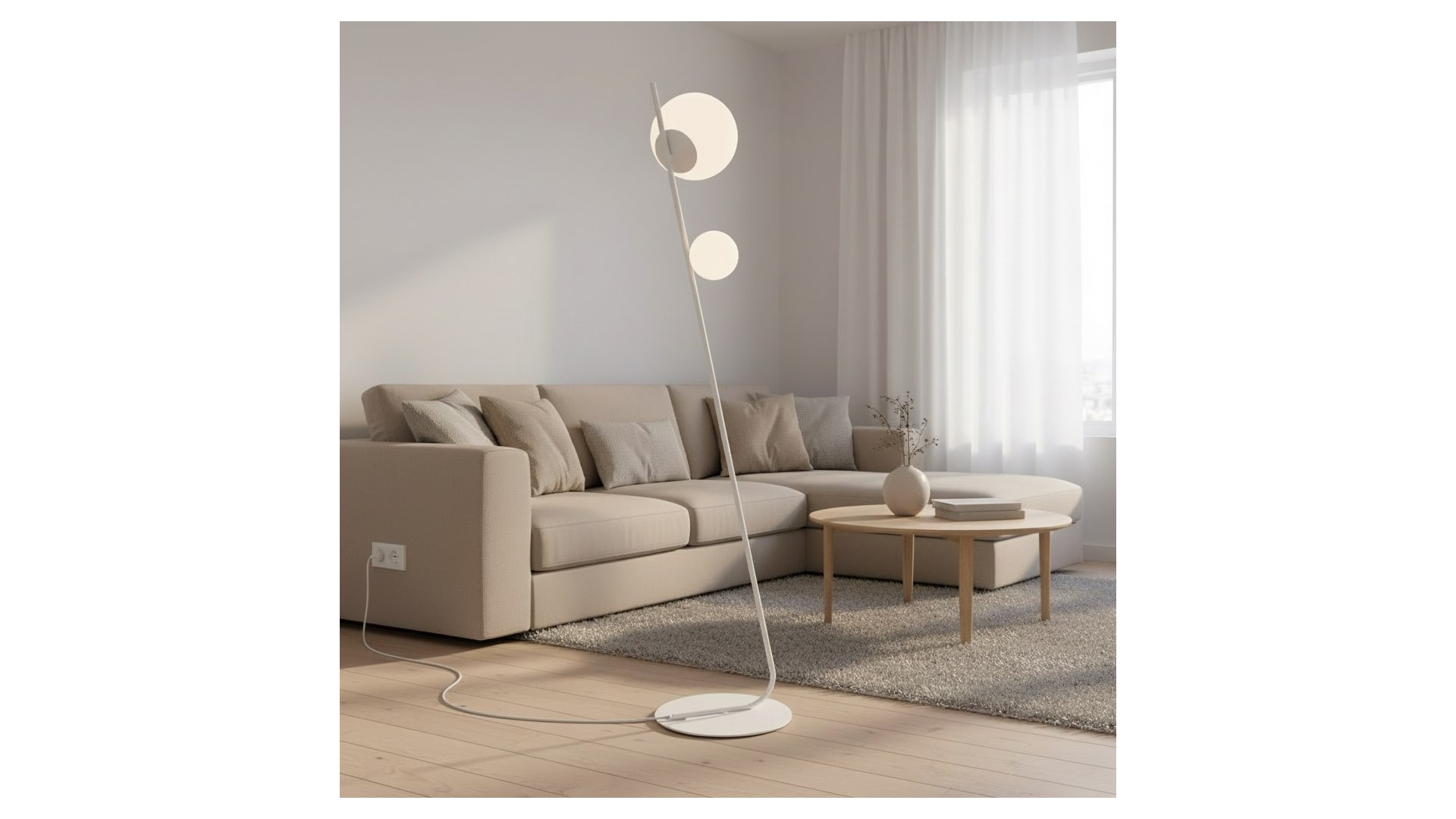 LAMPA TATU LP2 BIAŁA