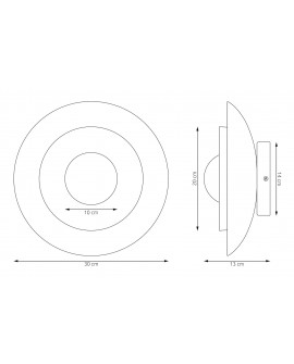 LAMPA POPPI K1 MO BIAŁA