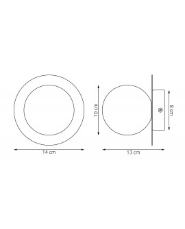 LAMPA AMERICANA K1 BIAŁA