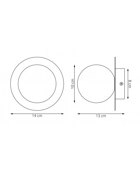 LAMPA AMERICANA K1 BIAŁA