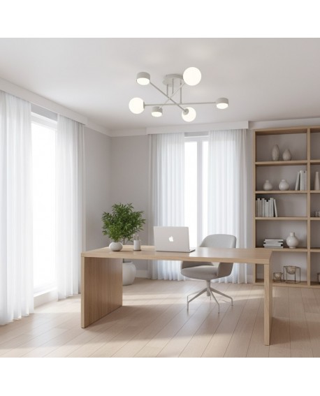 LAMPA HOLON 6 BIAŁA