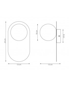 LAMPA VIVA K1 BIAŁA
