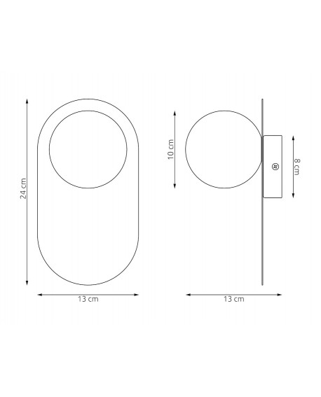 LAMPA VIVA K1 BIAŁA