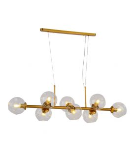 NOWOCZESNA LAMPA WISZĄCA MOSIĘŻNA MORETTI W8 LUMINA DECO