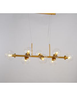 NOWOCZESNA LAMPA WISZĄCA MOSIĘŻNA MORETTI W8 LUMINA DECO