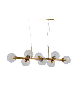 NOWOCZESNA LAMPA WISZĄCA MOSIĘŻNA MORETTI W8 LUMINA DECO