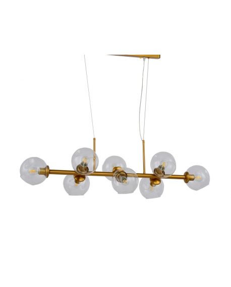 NOWOCZESNA LAMPA WISZĄCA MOSIĘŻNA MORETTI W8 LUMINA DECO