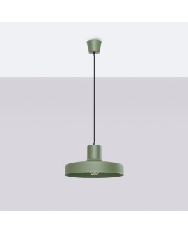 Lampa wisząca BILO zielona oliwka Sollux SL.1705
