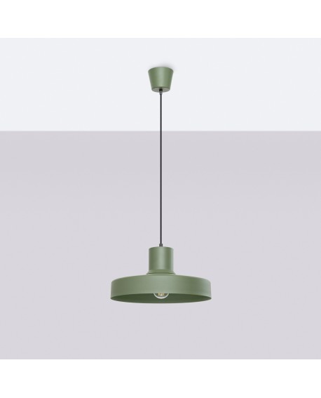 Lampa wisząca BILO zielona oliwka Sollux SL.1705