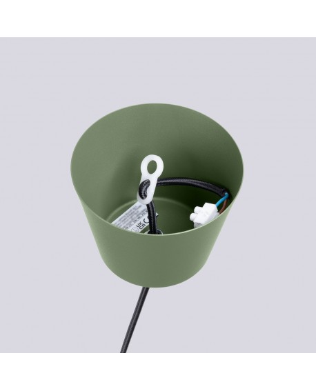 Lampa wisząca BILO zielona oliwka Sollux SL.1705