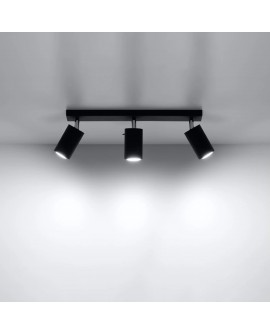 Plafon RING 3L czarny Sollux SL.0093