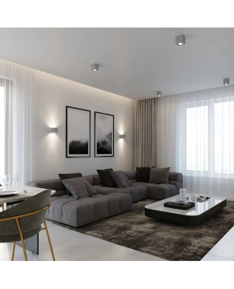 Plafon QUAD beton Sollux SL.0489