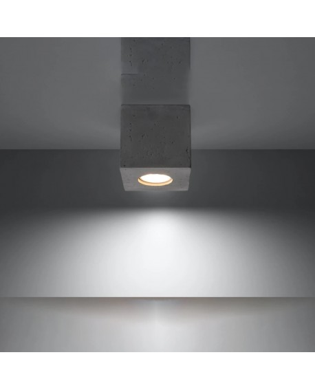 Plafon QUAD beton Sollux SL.0489