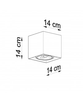 Plafon VALDE 140 beton Sollux SL.0646