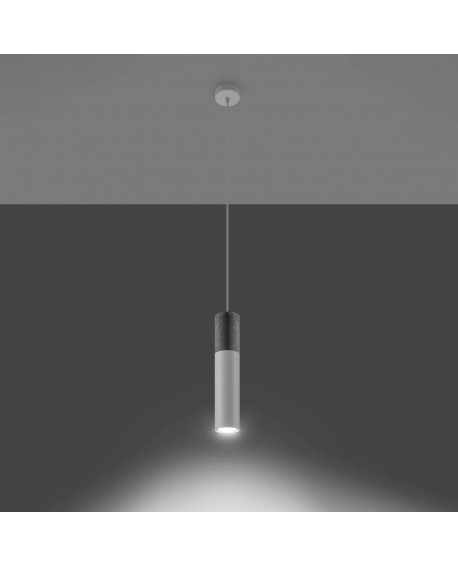 Lampa wisząca BORGIO 1 biały Sollux SL.0647