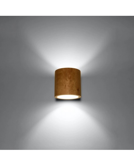 Kinkiet ORBIS naturalne drewno Sollux SL.0490